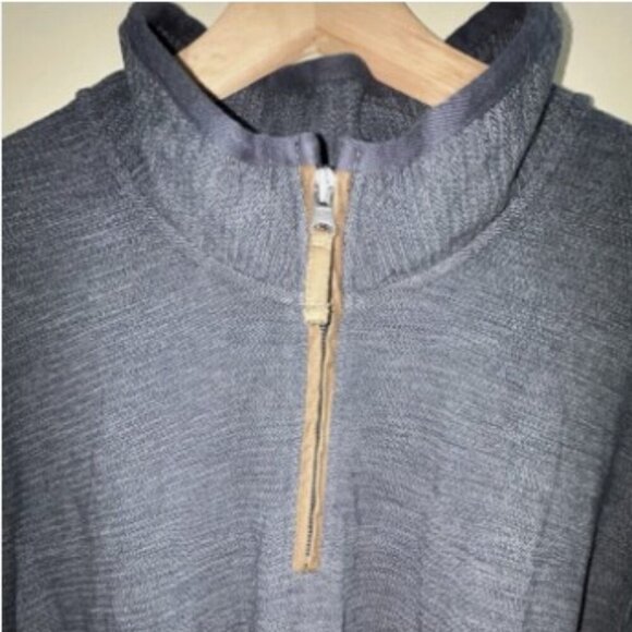 Dakota Grizzly Mens Dash 1/4 Zip Pullover Sweater Size 2XL Charcoal Gray Casual - Picture 4 of 9